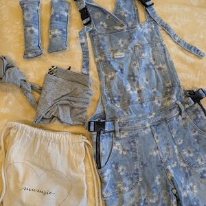 Mumsie Baby wearing Overalls